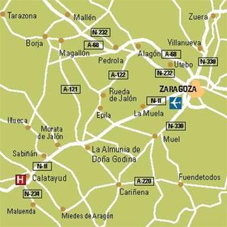 Hotel Fornos Calatayud Eksteriør bilde